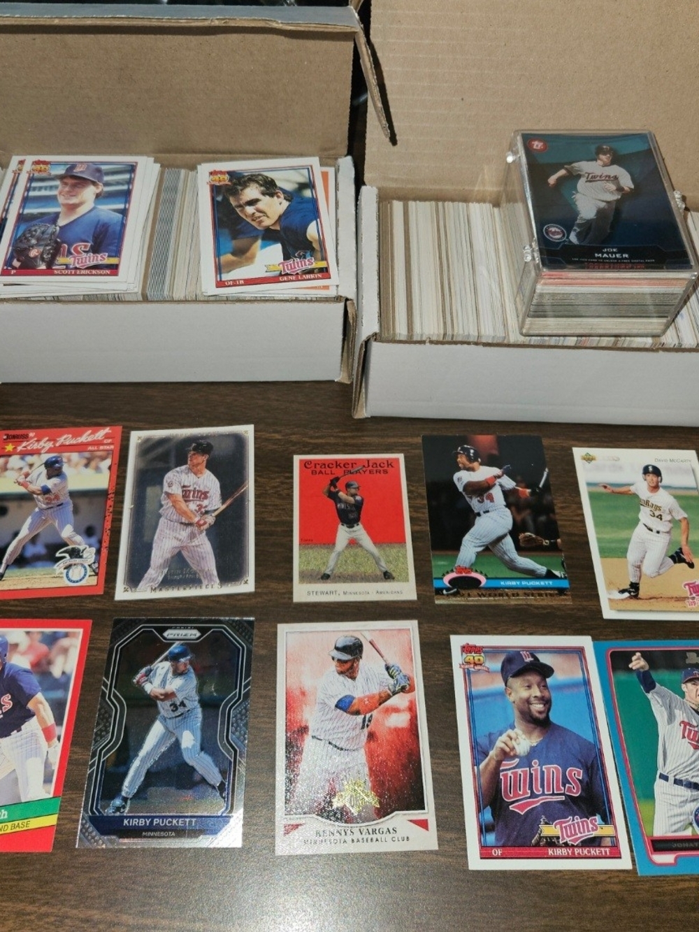 Minnesota Twins Card Lot Of 900+ 1981 To 2021